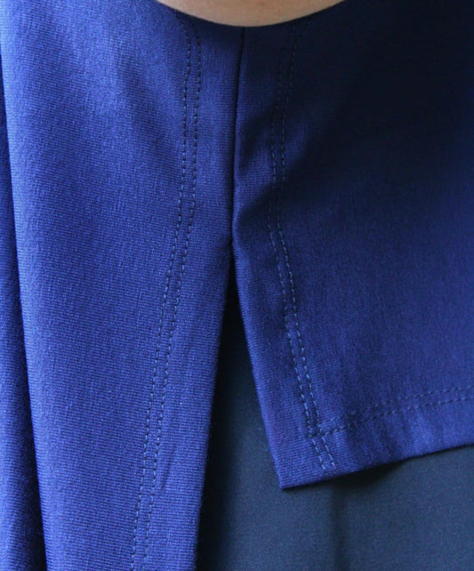 Hijab jersey pratique - Bleu marine