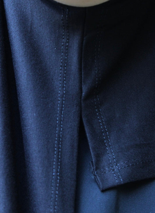 hijab jersey pratique - Noir