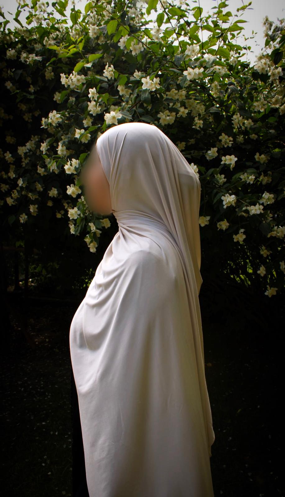 Hijab jersey premium de luxe- Beige