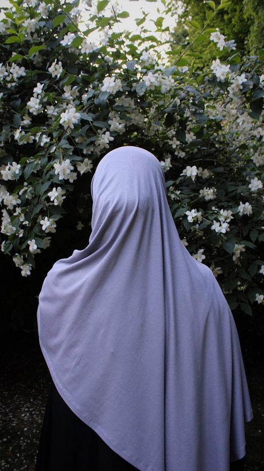 Hijab jersey pratique - Gris