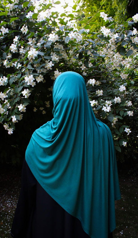 Hijab jersey pratique - Vert sapin